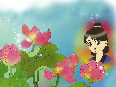 畫荷花的少年-上